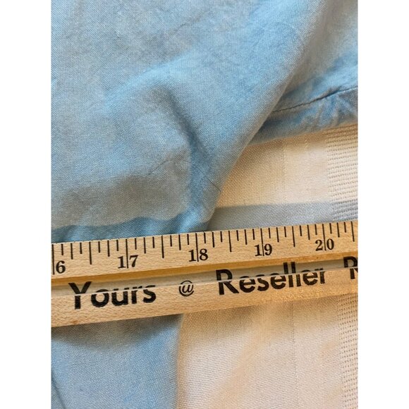 Sim & Sam Light Blue Draped Open-Front Short Sleeve Tie Cardigan Casual Comfy - Picture 8 of 13